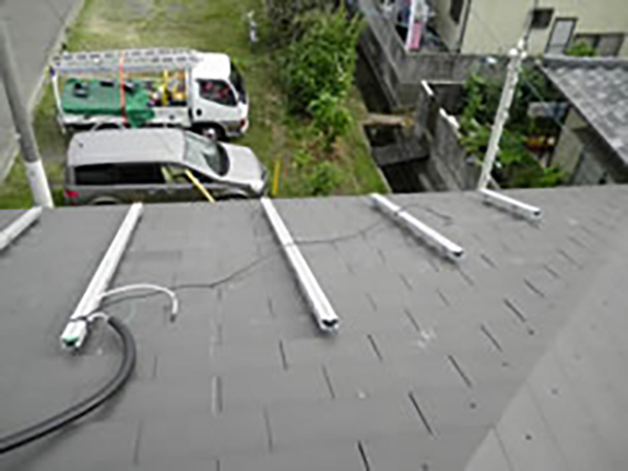 太陽光設置工事（松山市内　T様邸　4.2KW）