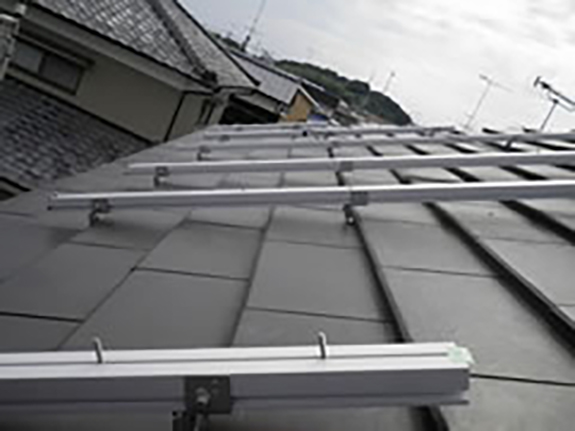 太陽光設置工事（松山市内　T様邸　4.2KW）